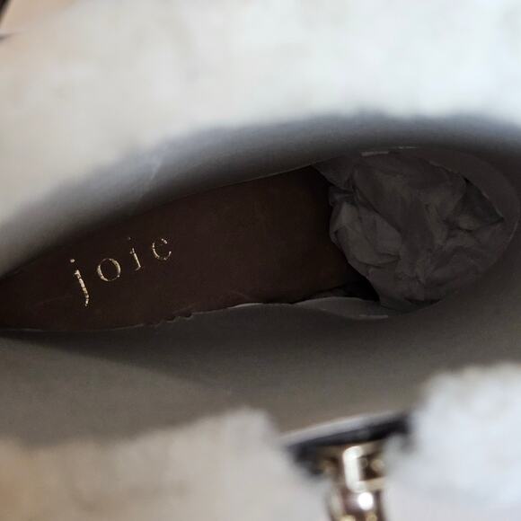 Joie Lorring Shearling Ankle Bootie Women's Size 10 EU 40 Glam Night Out Party - Picture 10 of 13